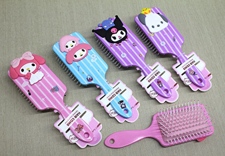 Periboia Kuromi, Hello Kitty, Cinnamon, My Melody Saç Tarağı Model 2