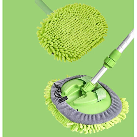 Periboia Yedek Bezli Mikrofiber Araba Yıkama Fırçası 