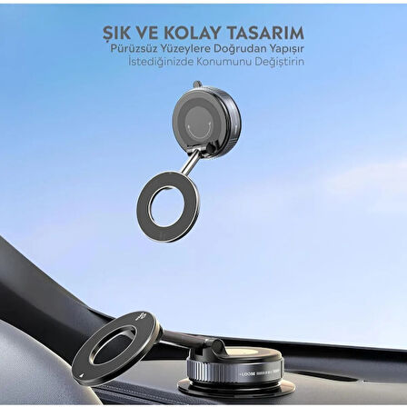 Periboia Vakumlu Manyetik Araç İçi Telefon Tutucu