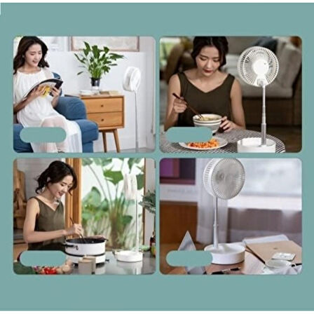 Periboia Uzaktan Kumandalı USB Mini Masaüstü Fan