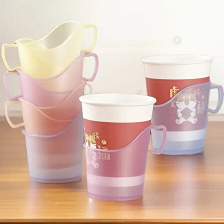 Periboia Karton Bardak Taşıma Aparatı 8'li Set