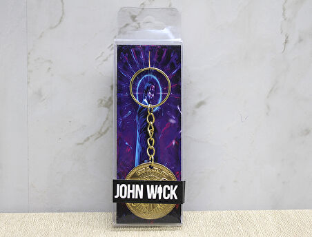 Periboia Metal John Wick Anahtarlık