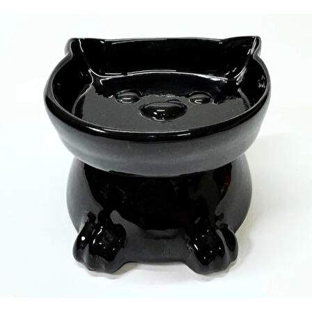 Periboia Ayaklı Kulaklı Seramik Mama Kabı