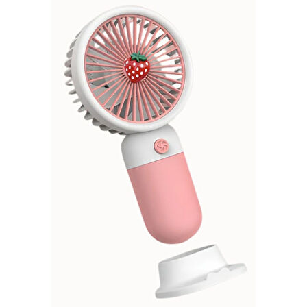 Periboia Sevimli Tasarımlı Telefon Tutuculu El Fanı