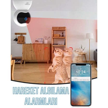 Periboia Çift Taraflı Ses Özellikli Wi-Fi Kamera