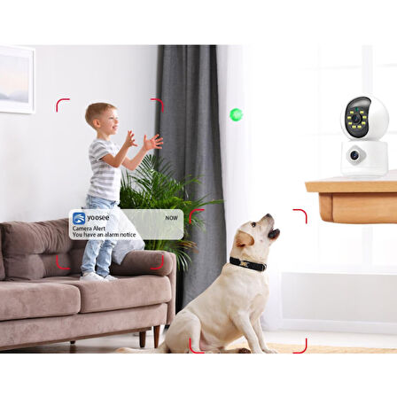 Periboia Çift Lensli İç Mekan Wi-Fi Kamera