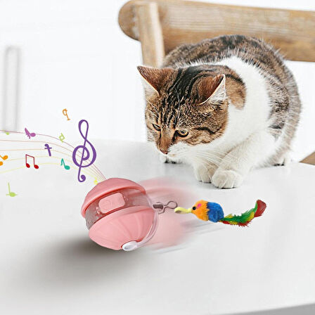 Periboia Şarjlı Hareketli Kedi Topu Oyuncak