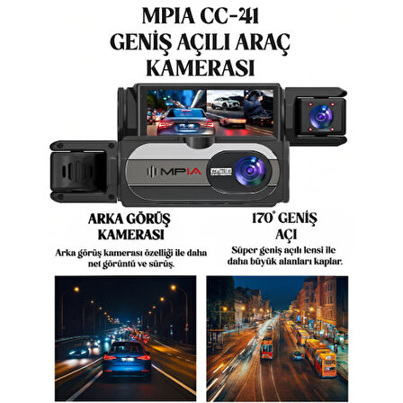 Periboia MPIA CC-41 170° Geniş Açılı Araç Kamerası