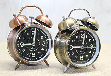 Periboia Antik Metal Çalar Saat Model 1