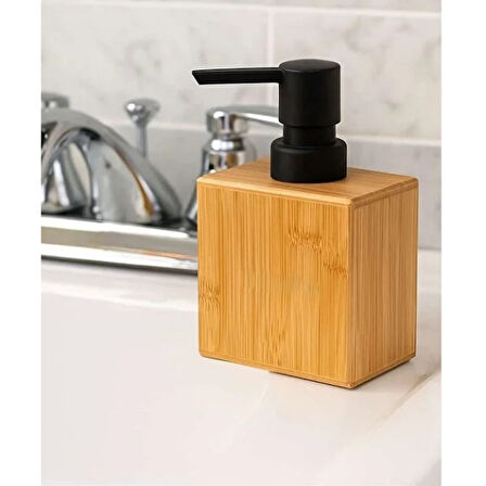 Periboia Büyük Ahşap Sıvı Sabunluk