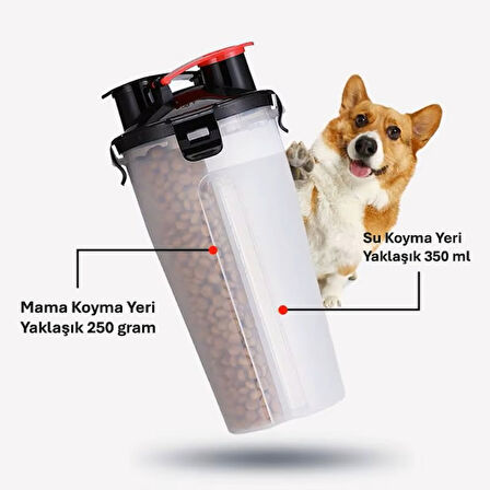 Periboia Evcil Hayvan Mama ve Su Taşıma Seti