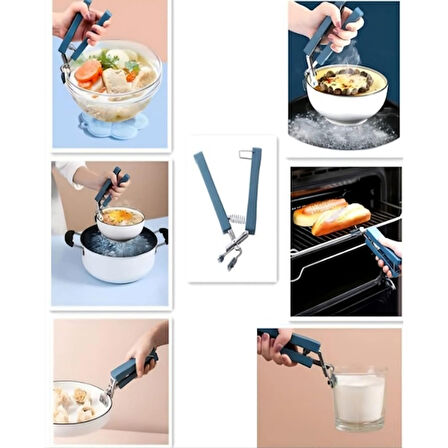 Periboia 4 Parça Yanma Önleyici Mutfak Seti - Tencere Tabak Tutucu Ve Fırın Eldiveni