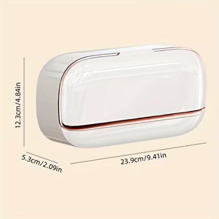 Periboia Kapaklı Ve Drenaj Bölmeli Duvara Monte Sabunluk