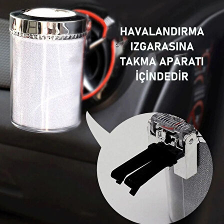 Periboia Araç İçi Oto Kokusuz Küllük RGB Işıklı Kapaklı