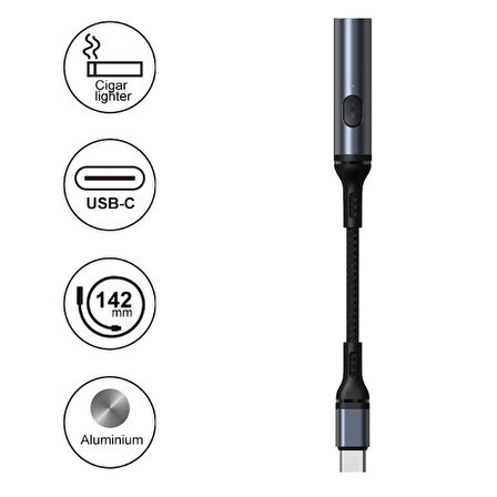 Periboia Type - C Kablolu Elektrikli Çakmak