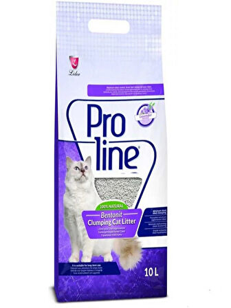 PROLINE 10LT İNCE LAVANTA BENTONIT KEDI KUMU