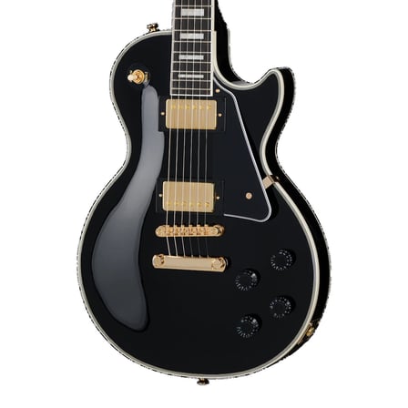 Epiphone EIGLPCEBGH1 Les Paul Custom Elektro Gitar (Ebony)