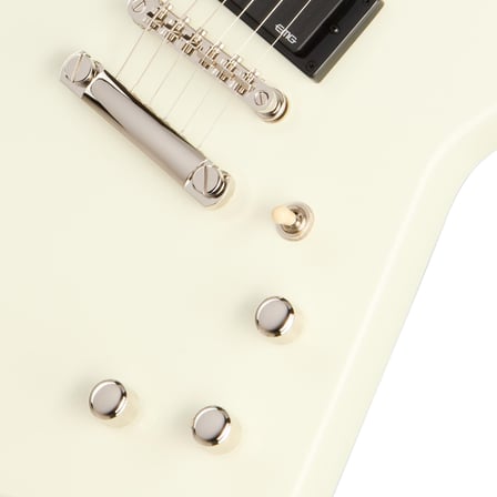 Epiphone Inspired by Gibson Explorer ‘80s EMG Elektro Gitar  (Classic White)