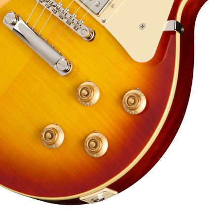Epiphone Inspired by Gibson Les Paul Standard '50s Figured Elektro Gitar (Washed Cherry Sunburst)