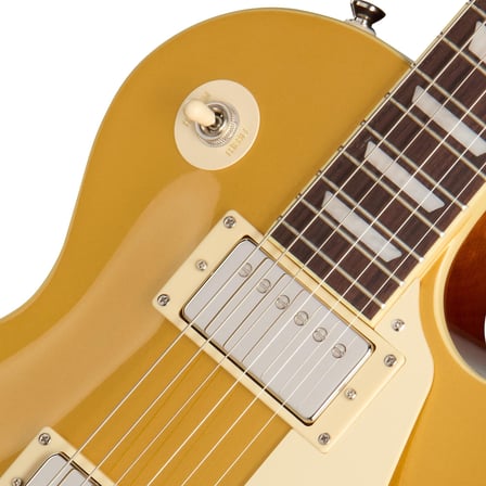 Epiphone Inspired by Gibson Les Paul Standard '50s Elektro Gitar (Goldtop)