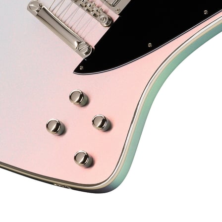 Epiphone Futura Firebird Custom Elektro Gitar (Quicksilver Shift)