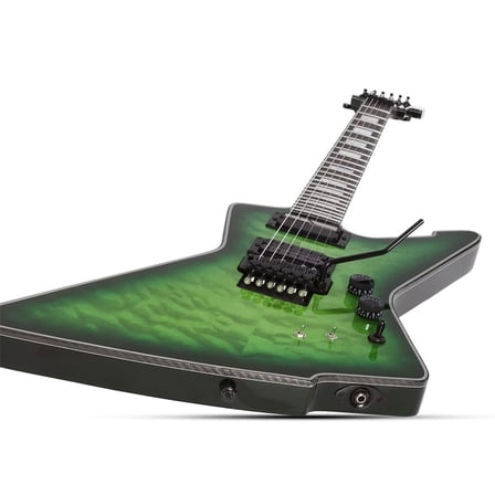 Schecter E-1 FR S Special Edition Elektro Gitar (Green Burst)