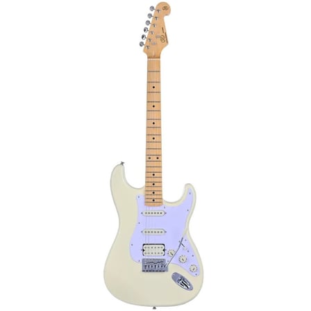 SX SST57+/HSS/VWH Elektro Gitar (Vintage White)