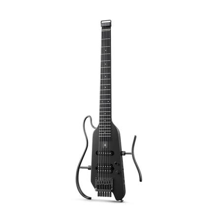 Donner Hush-X Headless Traveller Elektro Gitar (Siyah)