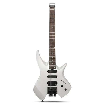 Donner HLX-500 Headless Elektro Gitar (Beyaz)