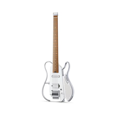 Donner HUSH X LIVE Traveller Elektro Gitar (Beyaz)