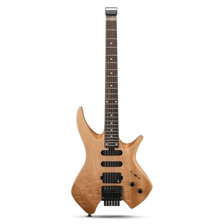 Donner HLX-500 Headless Elektro Gitar (Natural)