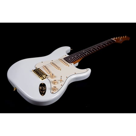 Jet JS-380 OW G SSS Elektro Gitar (White)
