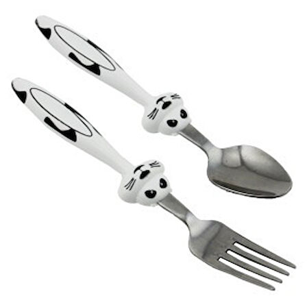 Periboia Bebek Çatal Kaşık Seti - 18 cm