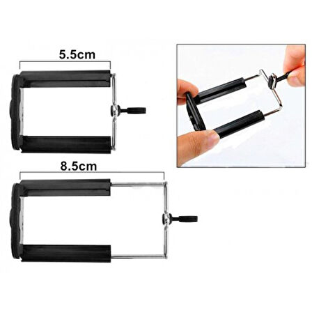 Periboia Telefon Tutucu Aparat Tripod Bağlantısı