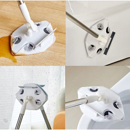 Periboia Islak Mendil Uyumlu Pratik Çek Çekli Mop (C-727)
