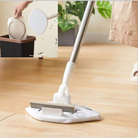 Periboia Islak Mendil Uyumlu Pratik Çek Çekli Mop (C-727)
