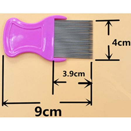 Periboia Uzun Taraklı Bit Tarağı – Kedi Köpek Tavşan İnce Dişli Bit Pire Tarağı