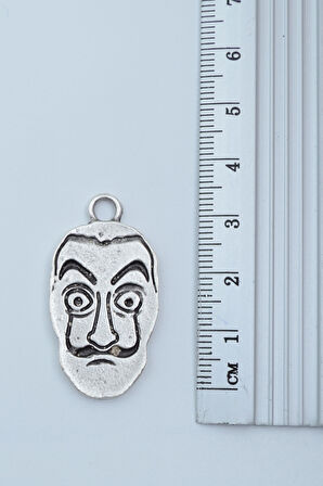 2'li Nota Defteri Keman - Salvador Dali Gümüş Kaplama Kolye Seti