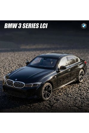 1:24 BMW 530 Diecast Model Araba Sesli Işıklı ORijinal Bmw 530Lİ Diecast Model Araba