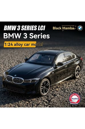 1:24 BMW 530 Diecast Model Araba Sesli Işıklı ORijinal Bmw 530Lİ Diecast Model Araba