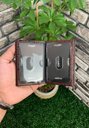 Derije Hakiki Deri Taba Croco Kartlık (T1057)