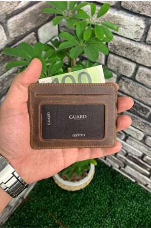 Derije Hakiki Deri Crazy Taba Kartlık (T1468)