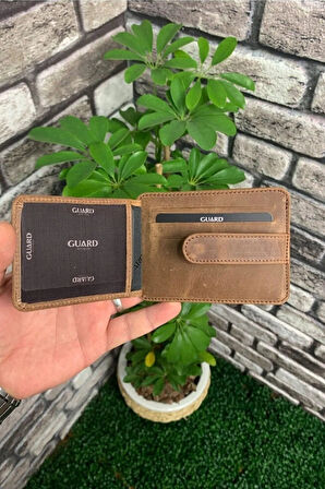 Derije Hakiki Deri Crazy Taba Kartlık (T1468)