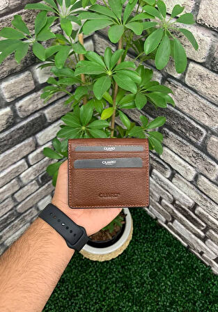 Derije Hakiki Deri Taba/Taba Patlı Tasarım Kartlık (T428)