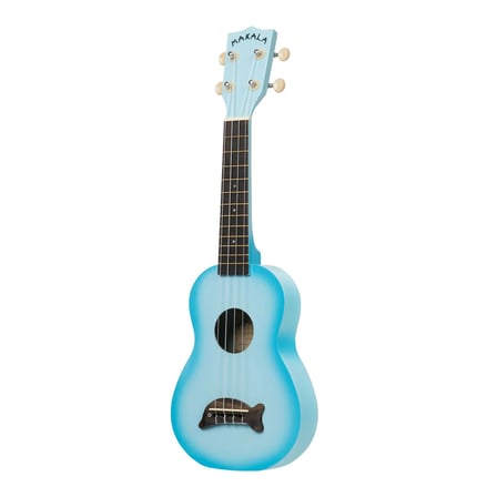 Kala Makala Dolphin Soprano Ukulele (Light Blue Burst)