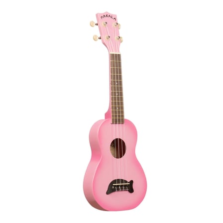 Kala Makala Dolphin Soprano Ukulele (Pink Burst)