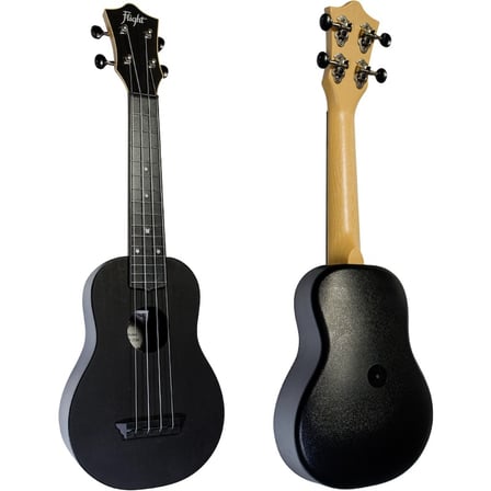 Flight TUS-35 Travel Soprano Ukulele (Siyah)