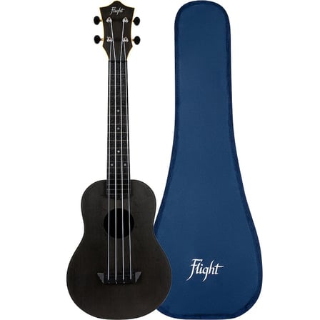 Flight TUC-35 Black Concert Travel Ukulele