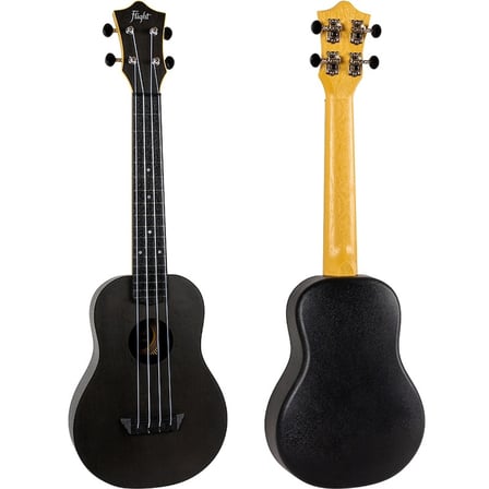 Flight TUC-35 Black Concert Travel Ukulele