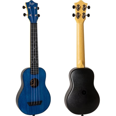 Flight TUSL35 Dark Blue Travel Concert Scale Soprano Ukulele